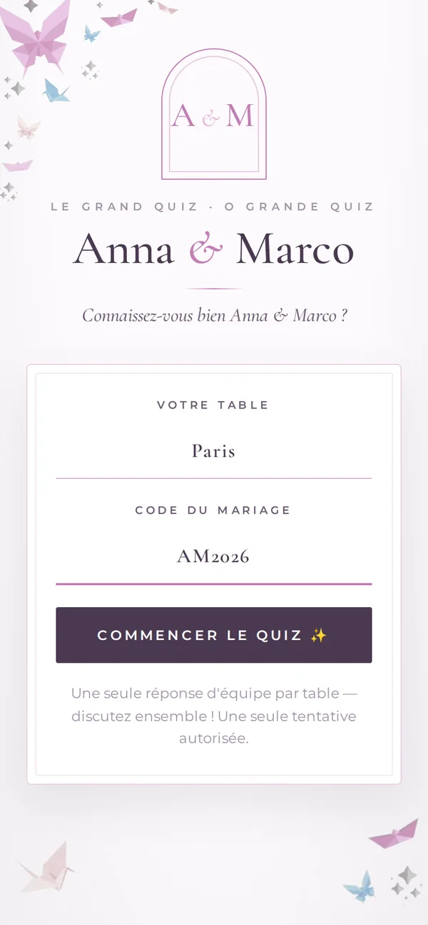 After the scan the table is already selected; then the event code.